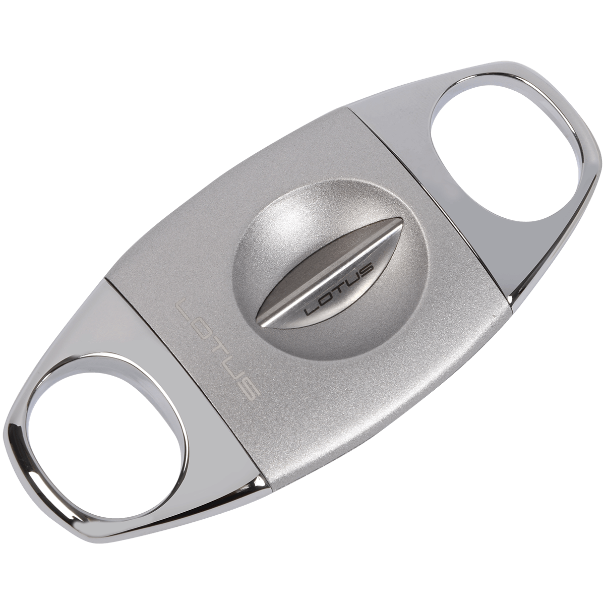 Lotus Cigar Cutter Jaws Chrome Serrated Guillotine V Cut 64 Gauge