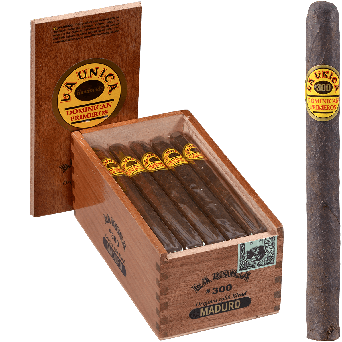 La Unica #300 Maduro 20 Ct. Box 6.75X45