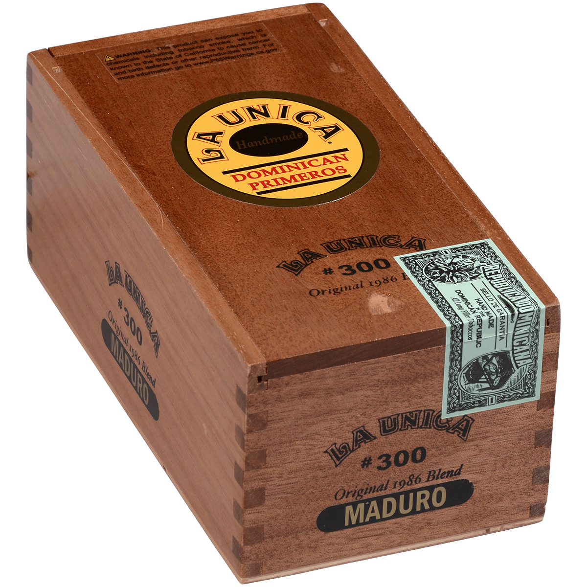 La Unica #300 Maduro 20 Ct. Box 6.75X45