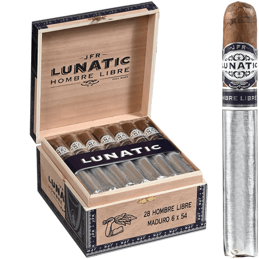 Aganorsa Jfr Lunatic Hombre Libre Maduro Toro 28 Ct. 6X54