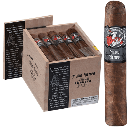 La Gloria Cubana Medio Tiempo Robusto 25 Ct 5X54