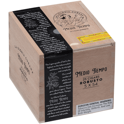 La Gloria Cubana Medio Tiempo Robusto 25 Ct 5X54