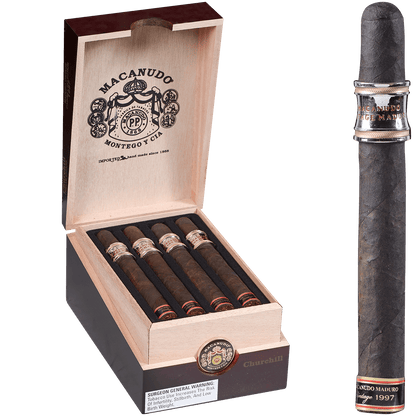 Macanudo Maduro Vintage 1997 Churchill (Metal Band) 12 Ct. Box 7.00X49