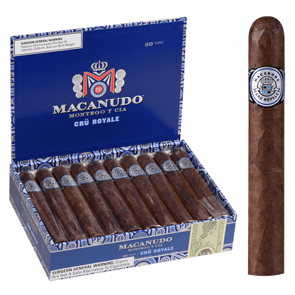 Macanudo Cru Royale Toro 20 Ct. Box 6.00X54