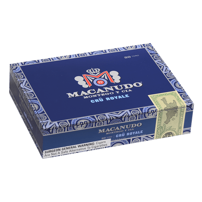 Macanudo Cru Royale Toro 20 Ct. Box 6.00X54