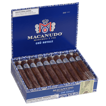 Macanudo Cru Royale Toro 20 Ct. Box 6.00X54