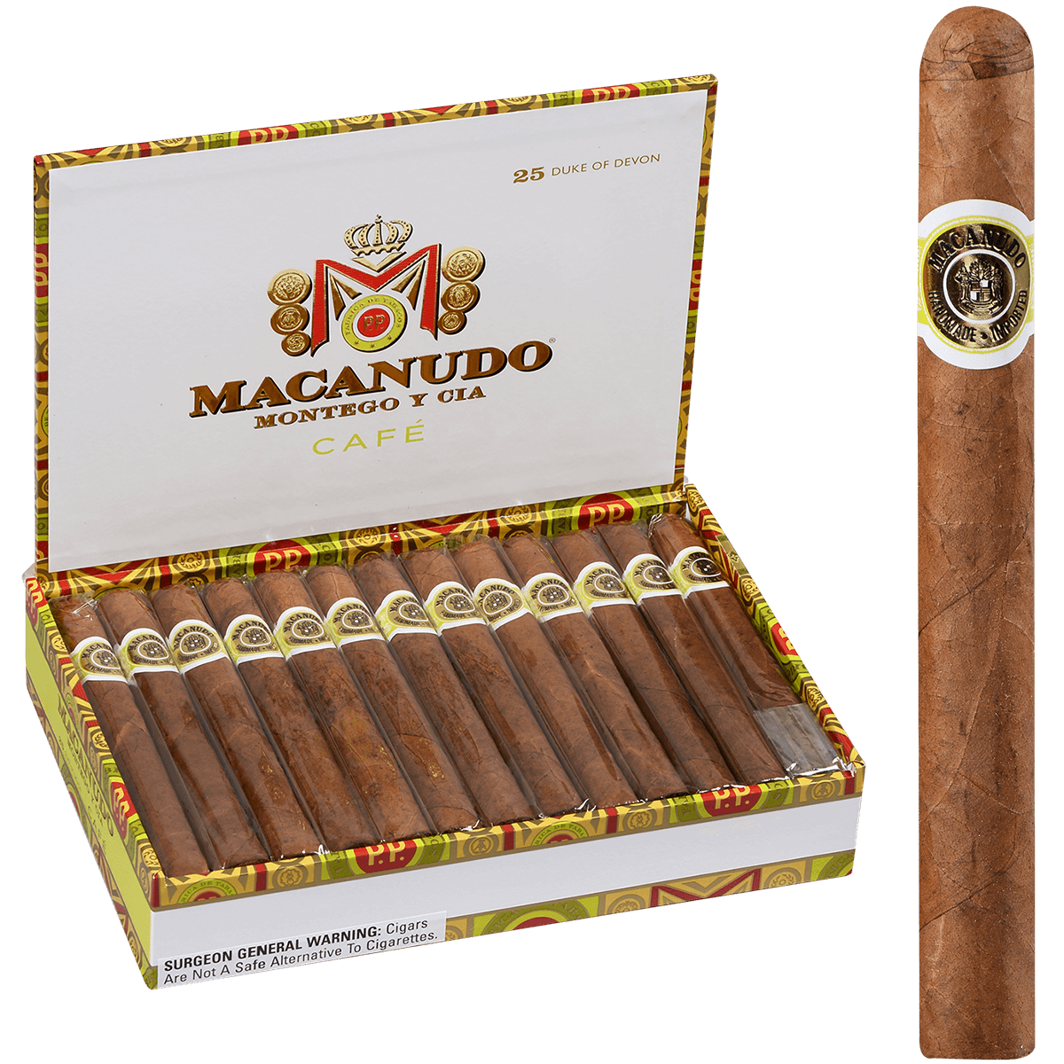 Macanudo Cafe Duke Of Devon 25 Ct. Box 5.50X42