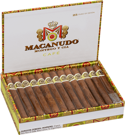 Macanudo Cafe Duke Of Devon 25 Ct. Box 5.50X42