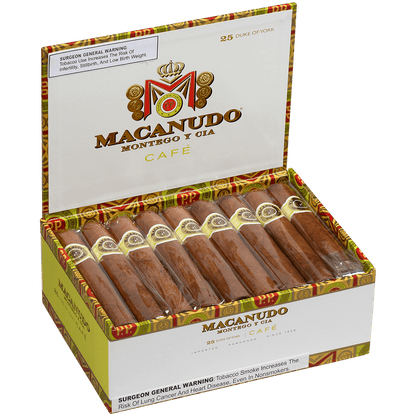 Macanudo Cafe Duke Of York 25 Ct. Box 5.25X54
