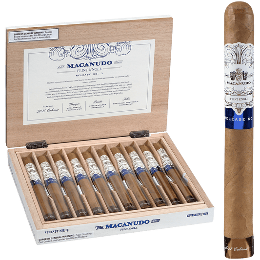 Limited Edition Macanudo Estate Reserve Flint Knoll No. 3 Churchill 10 Ct. Box 7.00X52