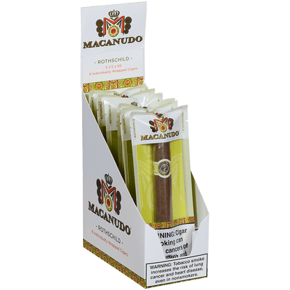 Macanudo Cafe Freshness Pack Rothschild 6 Ct. Box 5.50X50