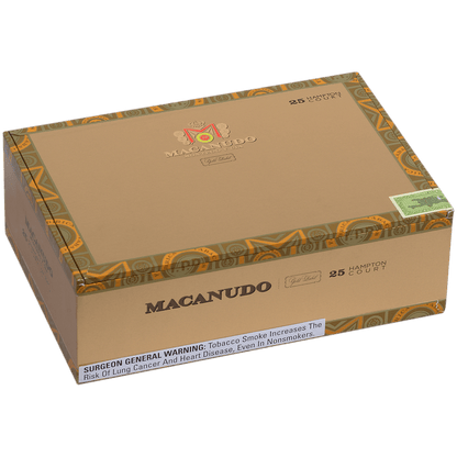 Macanudo Gold Label Hampton Court Tube 25 Ct. Box 5.25X54