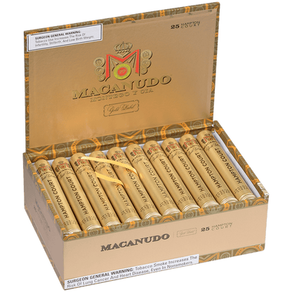 Macanudo Gold Label Hampton Court Tube 25 Ct. Box 5.25X54