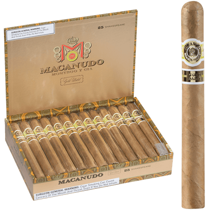 Macanudo Gold Label Shakespeare 25 Ct. Box 6.50X45