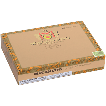 Macanudo Gold Label Shakespeare 25 Ct. Box 6.50X45