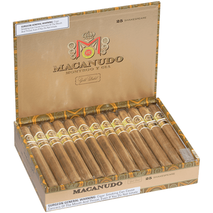 Macanudo Gold Label Shakespeare 25 Ct. Box 6.50X45