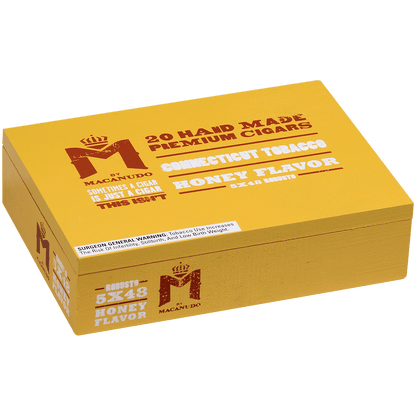 M By Macanudo Honey Robusto 20 Ct. Box 5.00X48