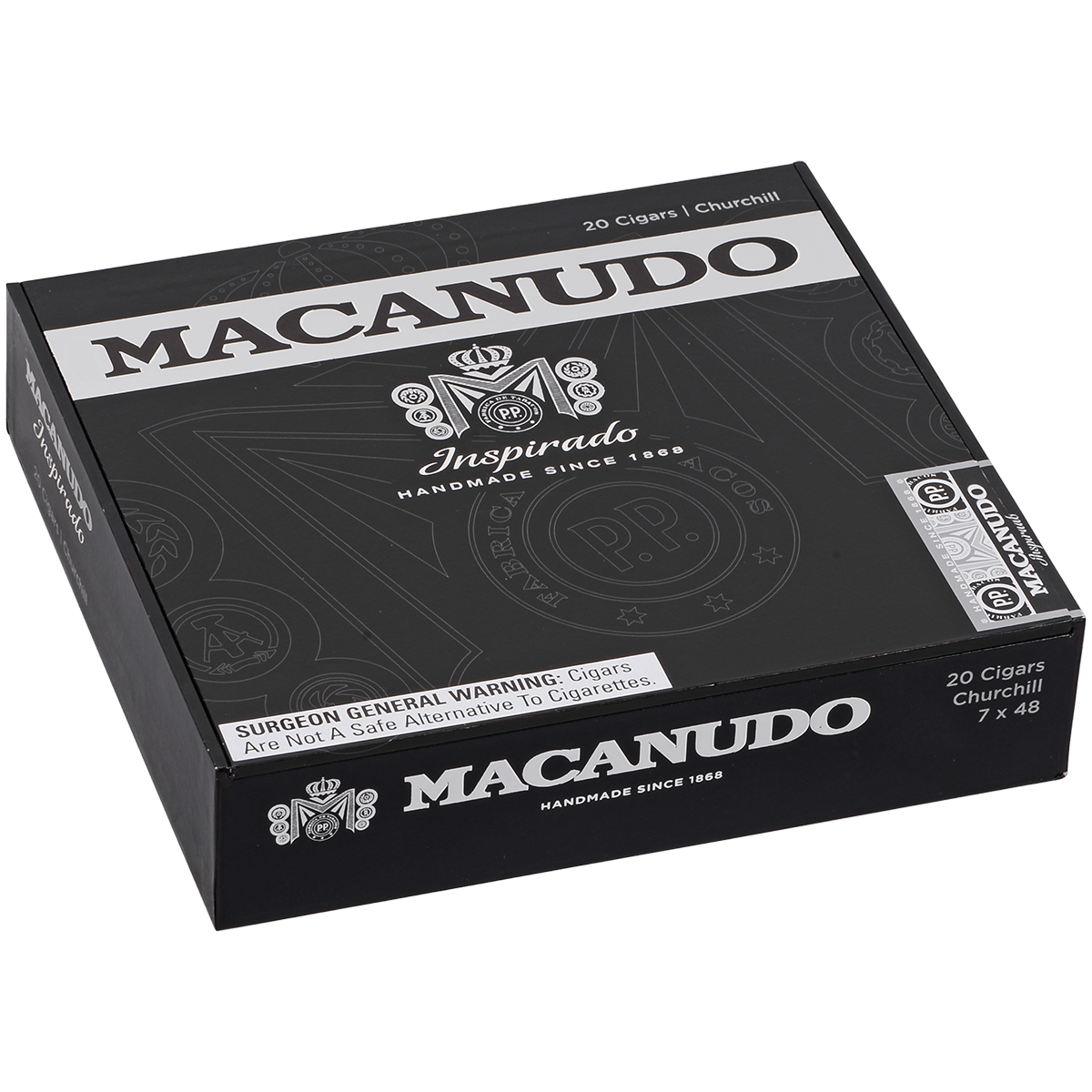 Macanudo Inspirado Black Churchill 20 Ct. Box 7.00X48