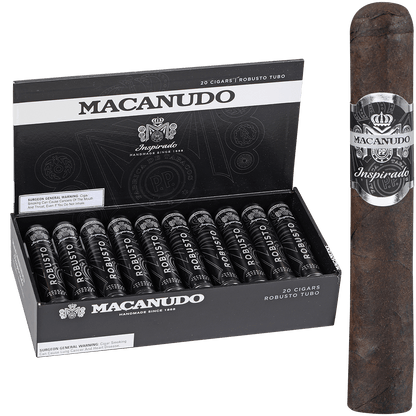 Macanudo Inspirado Black Tubo 20 Ct. Box 4.87X48