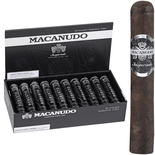 Macanudo Inspirado Black Tubo 20 Ct. Box 4.87X48