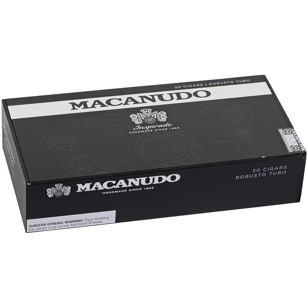 Macanudo Inspirado Black Tubo 20 Ct. Box 4.87X48