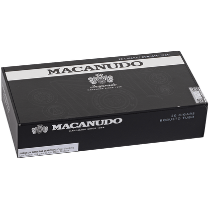 Macanudo Inspirado Black Tubo 20 Ct. Box 4.87X48