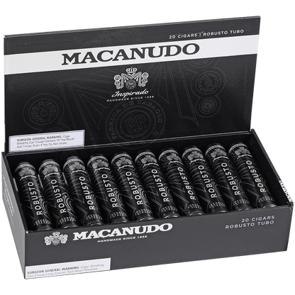 Macanudo Inspirado Black Tubo 20 Ct. Box 4.87X48