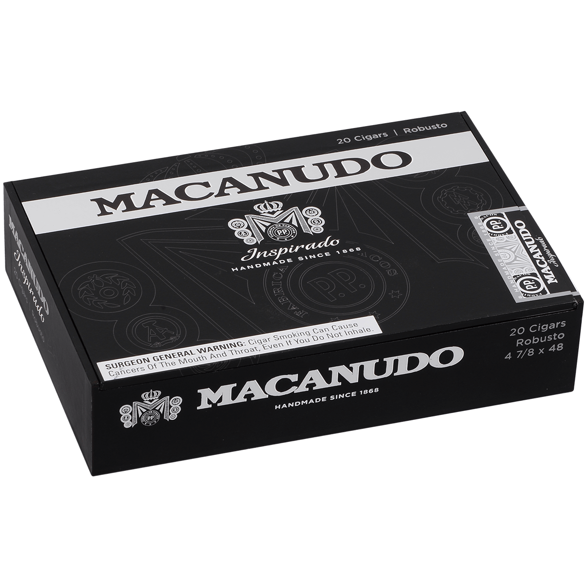 Macanudo Inspirado Black Robusto 20 Ct. Box 4.87X48