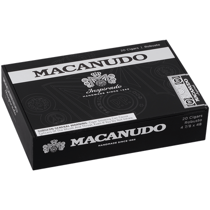 Macanudo Inspirado Black Robusto 20 Ct. Box 4.87X48