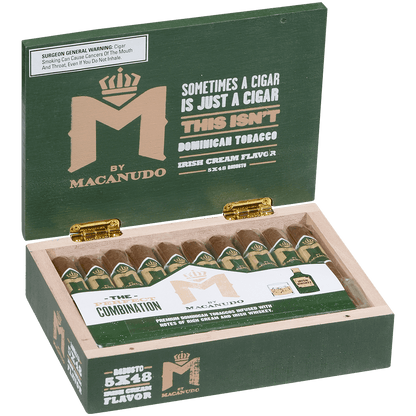 M By Macanudo Irish Cream Robusto 20 Ct. Box 5.00X48