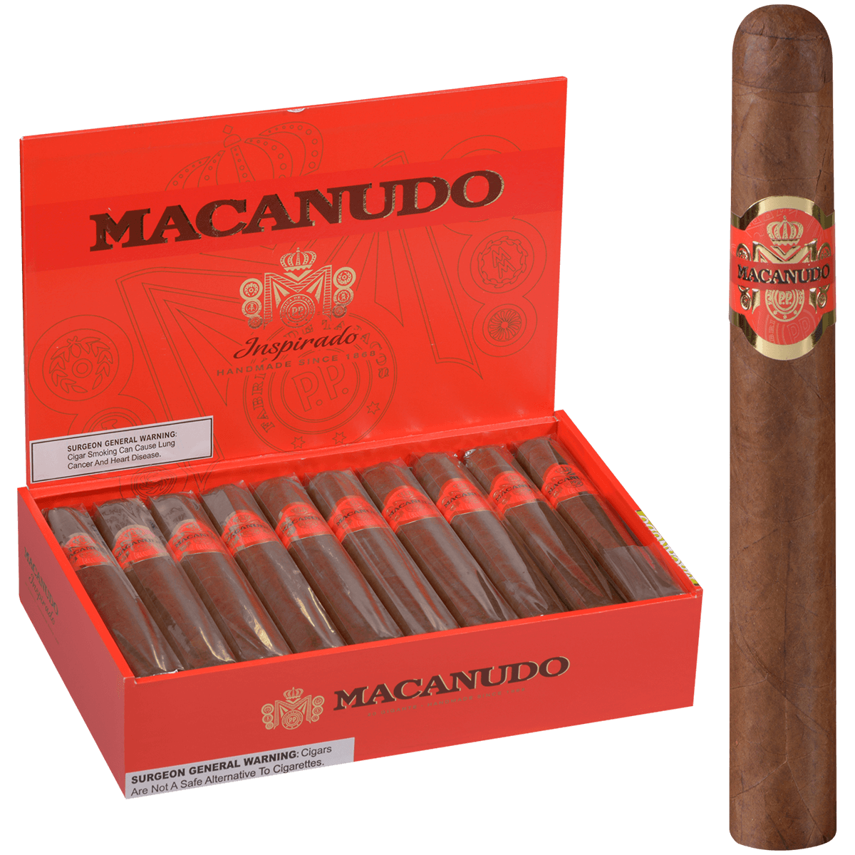 Macanudo Inspirado Orange Gigante 20 Ct. Box 6.00X60