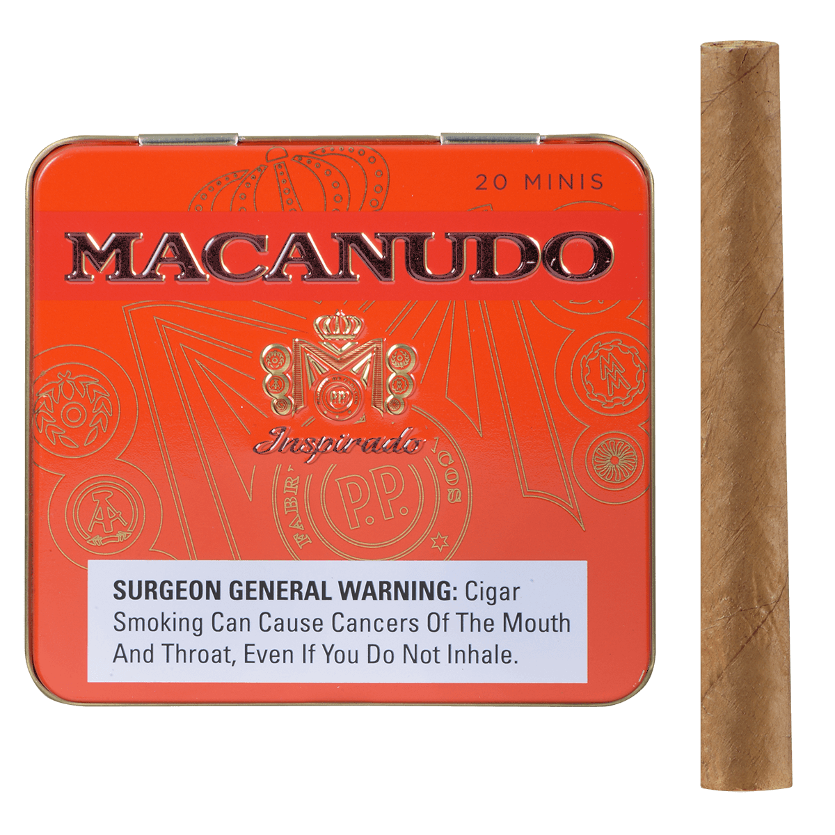 Macanudo Inspirado Orange Minis 5/20 Ct. Tins 3.00X20
