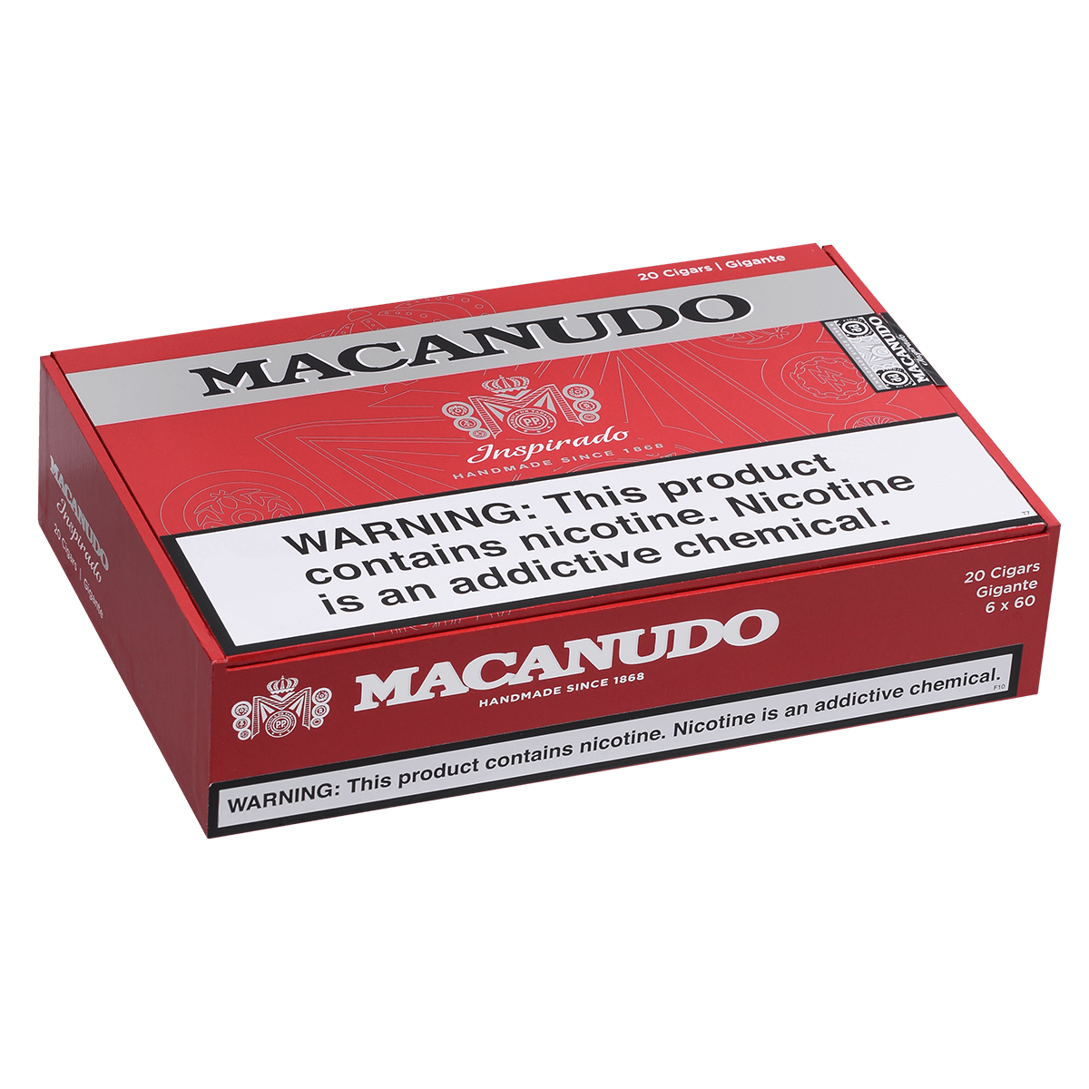 Macanudo Inspirado Red Gigante 20 Ct. Box 6.00X60