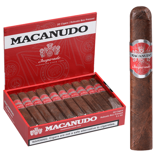 Macanudo Inspirado Red Robusto 20 Ct. Box 5.00X50
