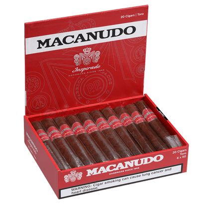 Macanudo Inspirado Red Toro 20 Ct. Box 6.00X50