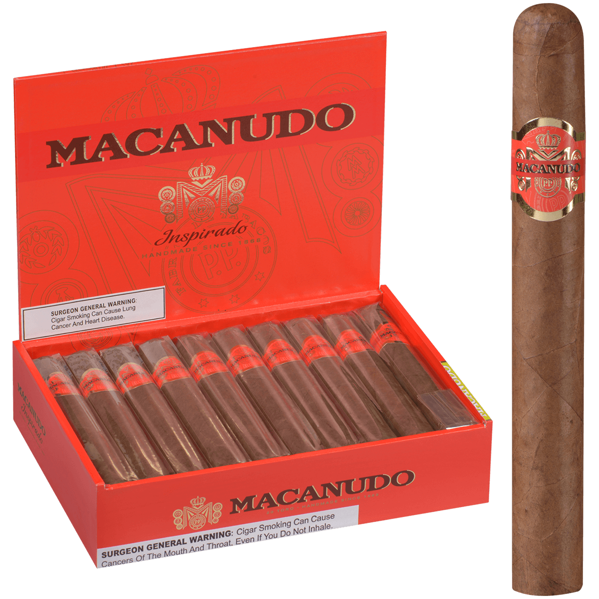 Macanudo Inspirado Orange Toro 20 Ct. Box 6X50