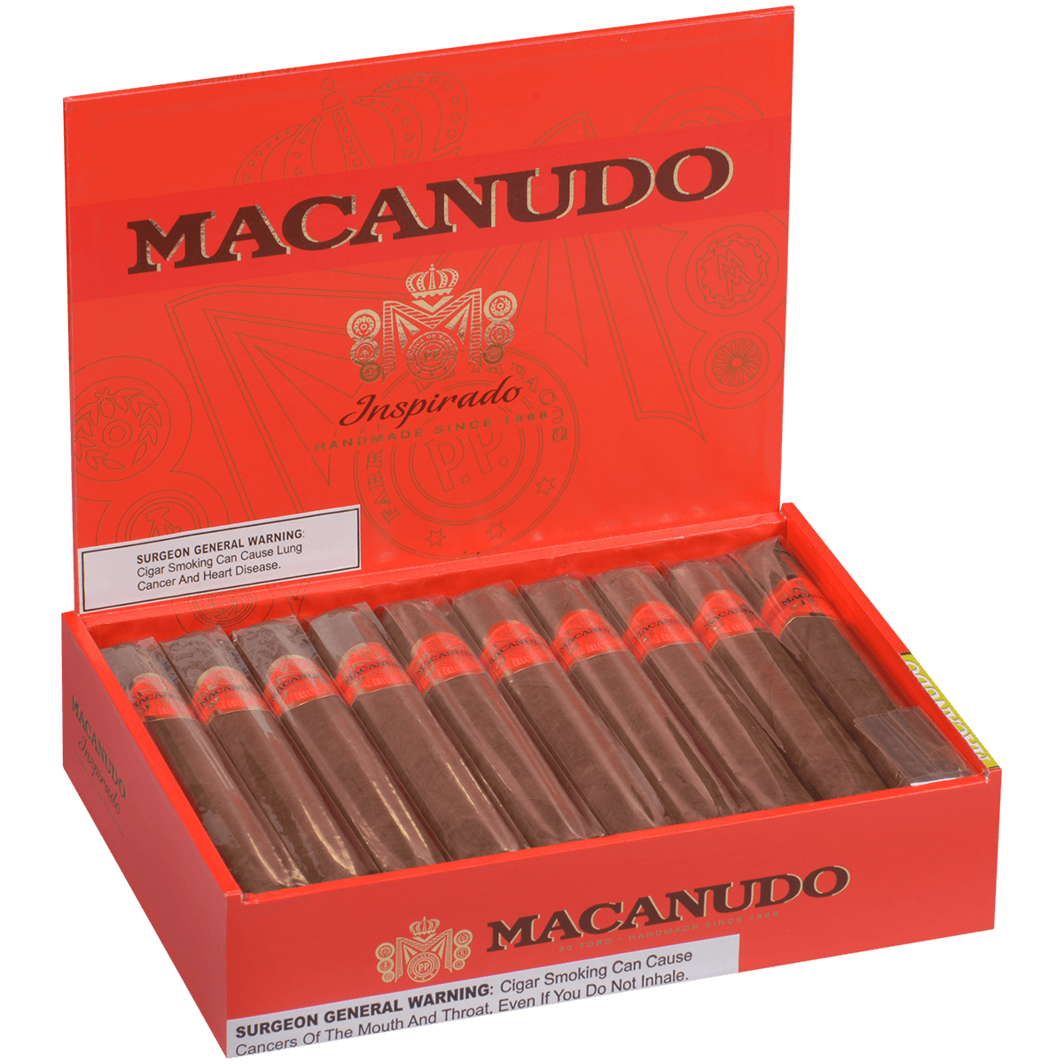 Macanudo Inspirado Orange Toro 20 Ct. Box 6X50