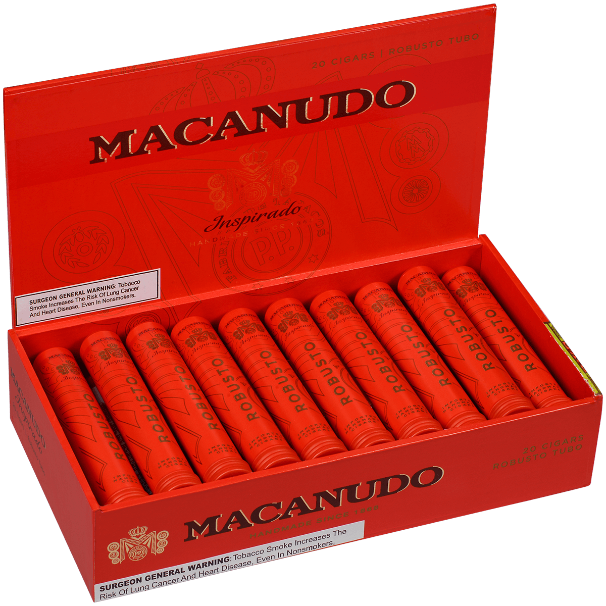 Macanudo Inspirado Orange Tubo 20 Ct. Box 50X50