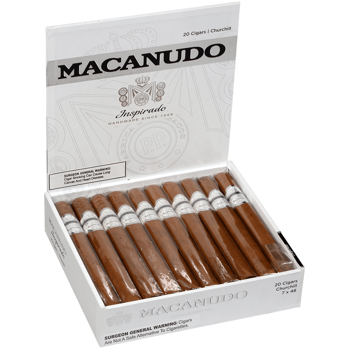 Macanudo Inspirado White Churchill 20 Ct. Box 7.00X48