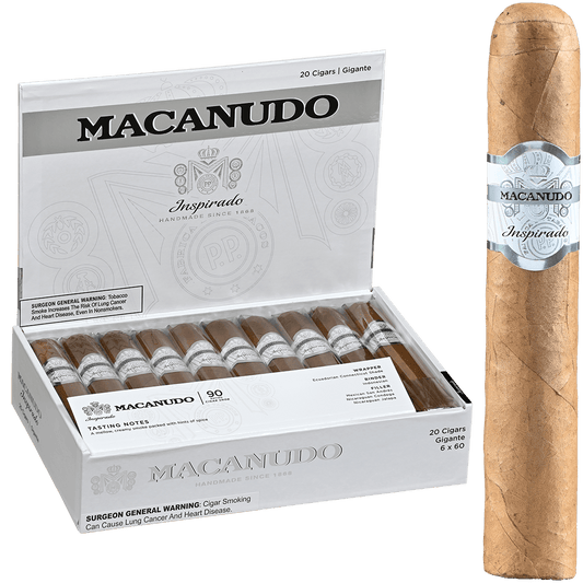Macanudo Inspirado White Gigante 20 Ct. Box 6.00X60