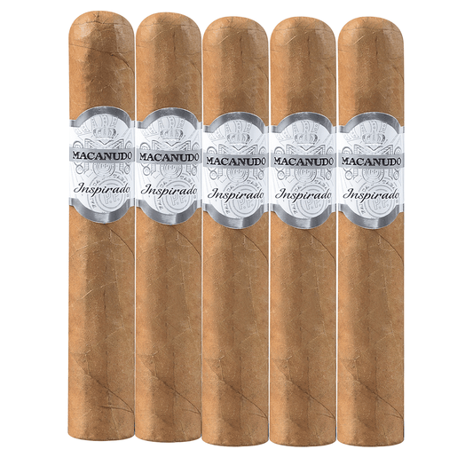 PROMO MACANUDO INSPIRADO WHITE ROBUSTO 5 PACK 5.50X50