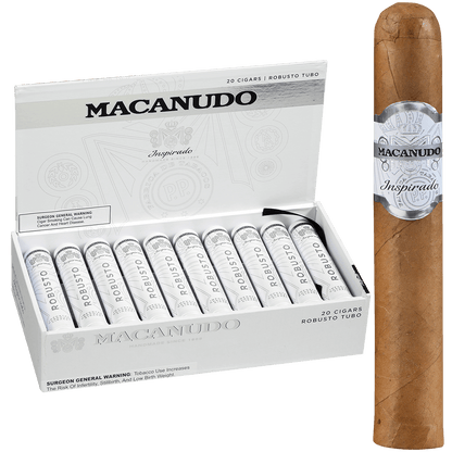 Macanudo Inspirado White Tubo 20 Ct. Box 5.00X50