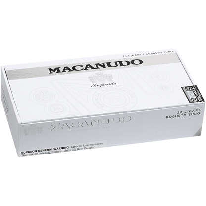 Macanudo Inspirado White Tubo 20 Ct. Box 5.00X50