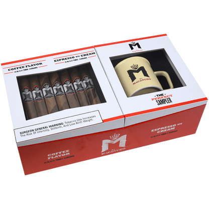 SAMPLER M BY MACANUDO COFFEE AND ESPRESSO TORO 7 CT. WITH GIFT MUG
