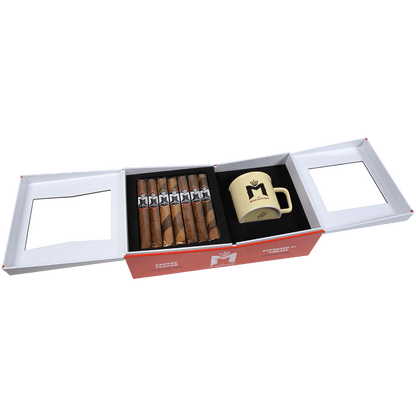 SAMPLER M BY MACANUDO COFFEE AND ESPRESSO TORO 7 CT. WITH GIFT MUG