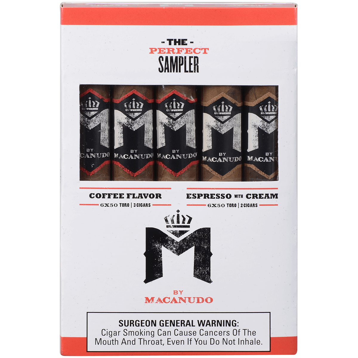Sampler M By Macanudo Coffee And Espresso Toro 5 Ct. Fresh Pack