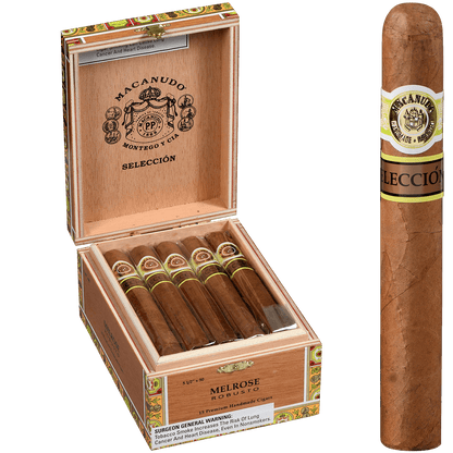 Macanudo Seleccion Cafe Robusto 15 Ct. Box 5.50X50