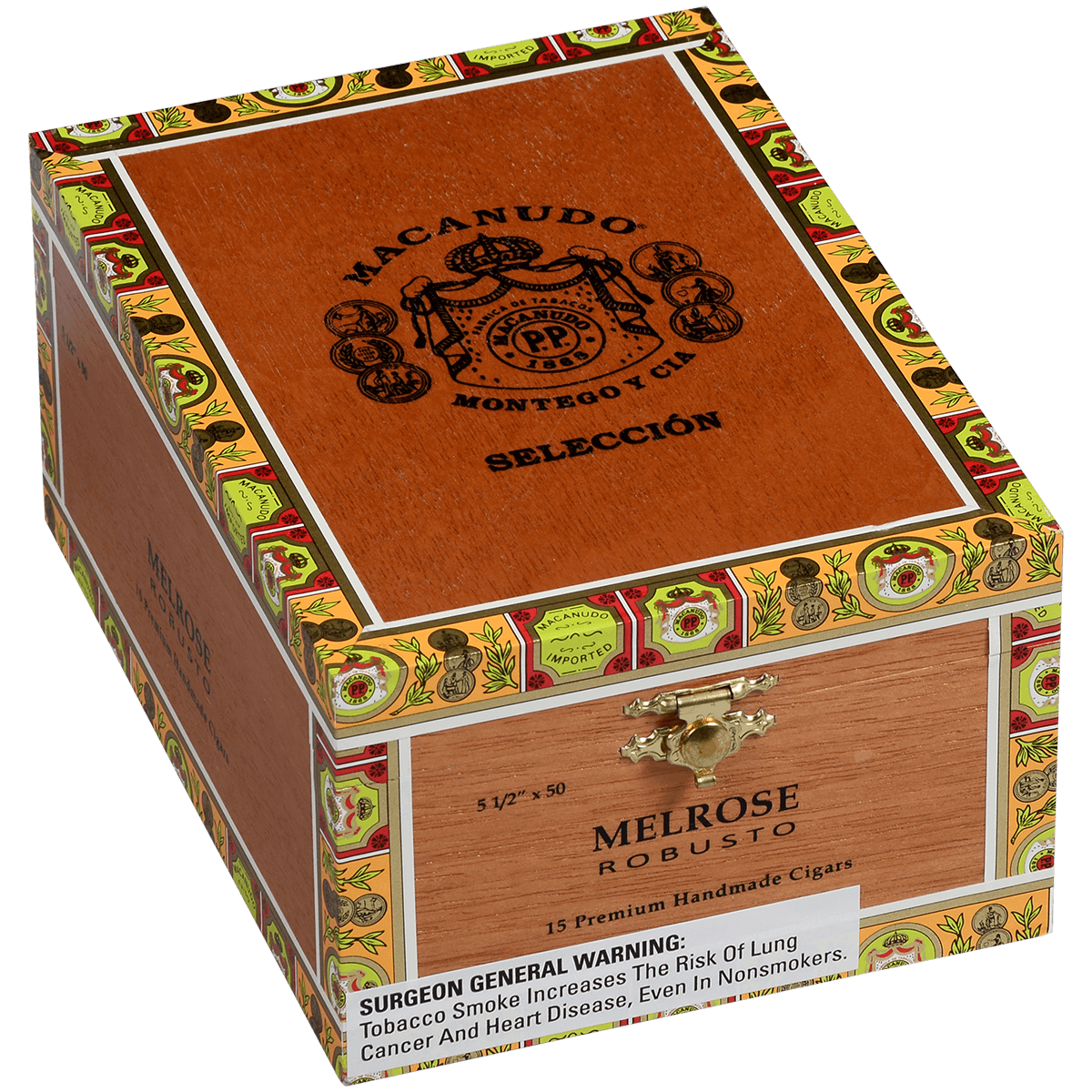 Macanudo Seleccion Cafe Robusto 15 Ct. Box 5.50X50