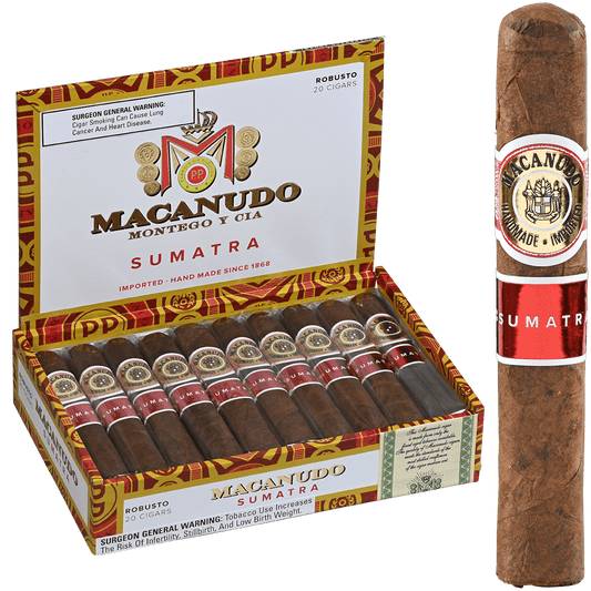 Macanudo Sumatra Robusto Box Pressed 20 Ct. Box 5X50