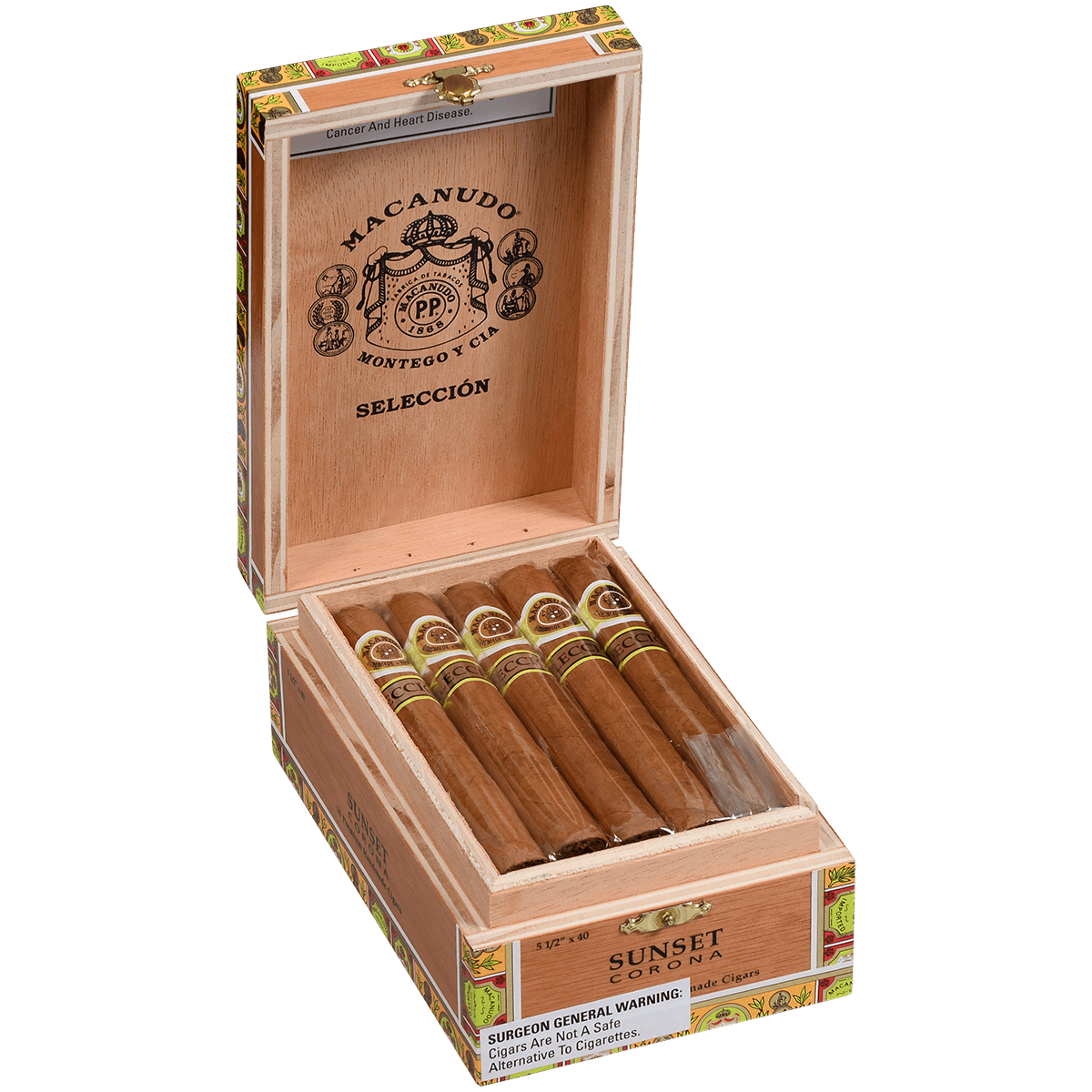 Macanudo Seleccion Cafe Corona 15 Ct.Box 5.50X42